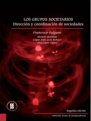cover image of Los grupos societarios dirección y coordinación de sociedades